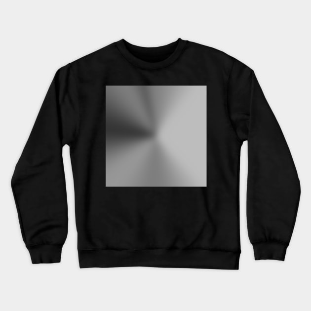 Angle Gradient NOIR Silver Crewneck Sweatshirt by jrbactor